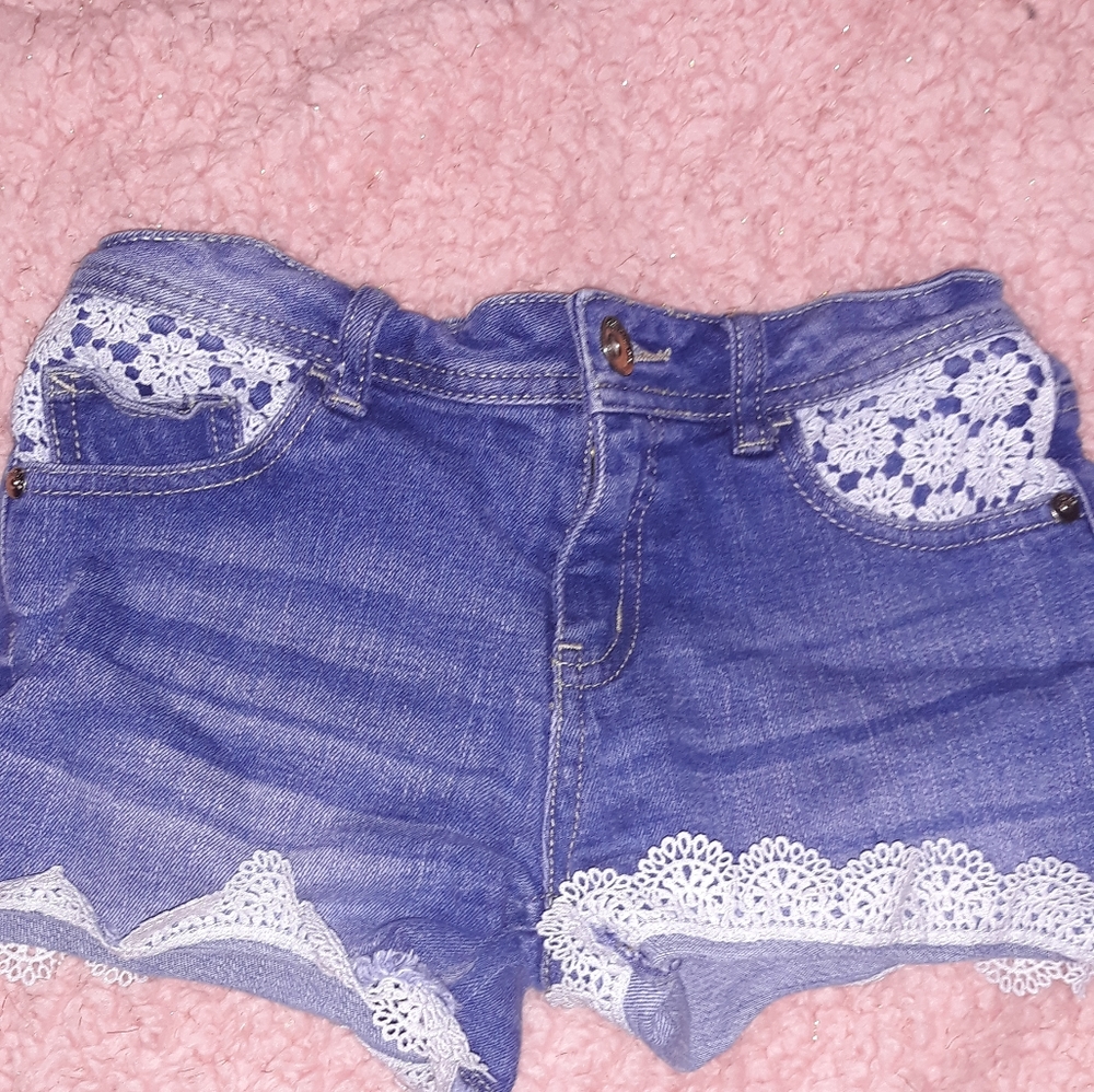 Denim shorts